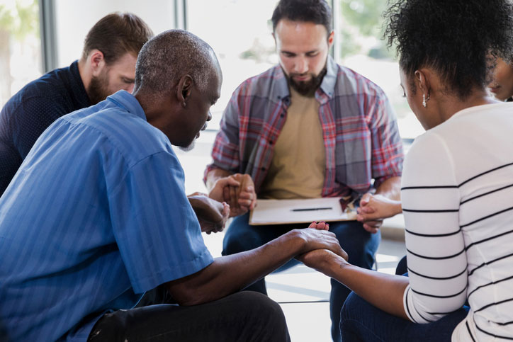 Pastor job of leading prayer group