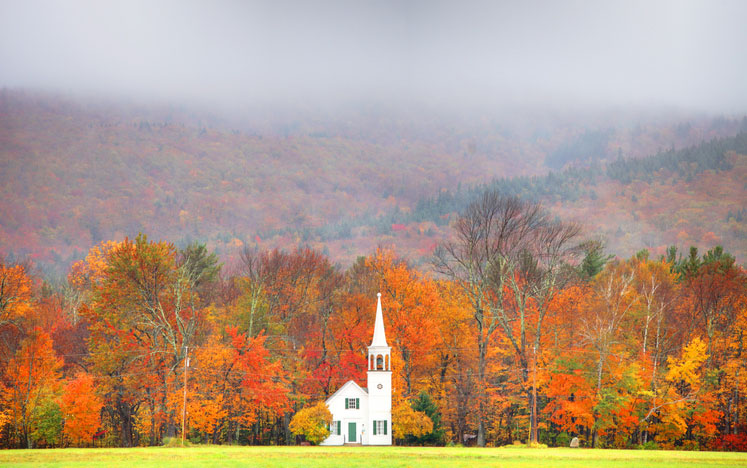 How to become a pastor in New Hampshire chapel in trees