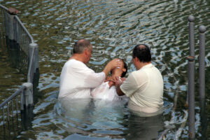 baptism in the jordan river