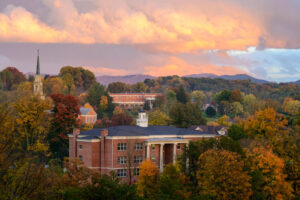 liberal arts school in autumn 